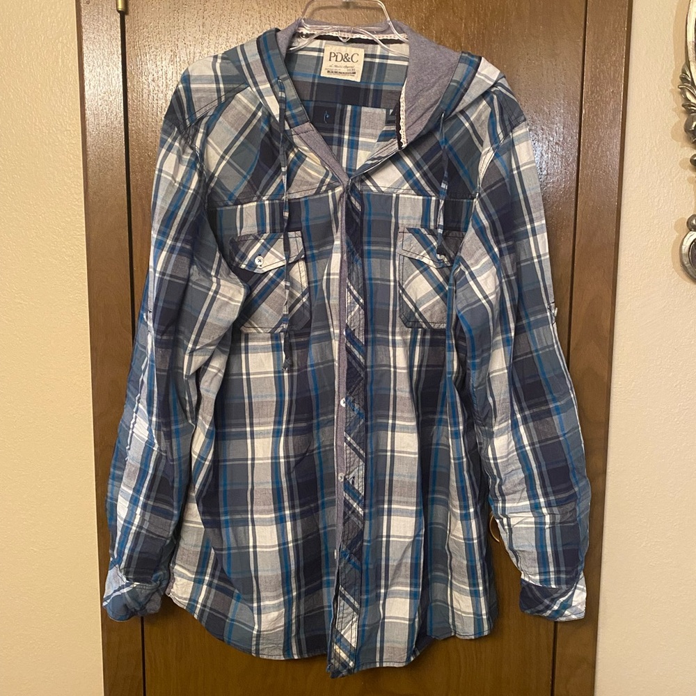 PD&C cotton Shacket XXL plaid